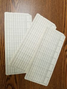 Computer Punch Cards