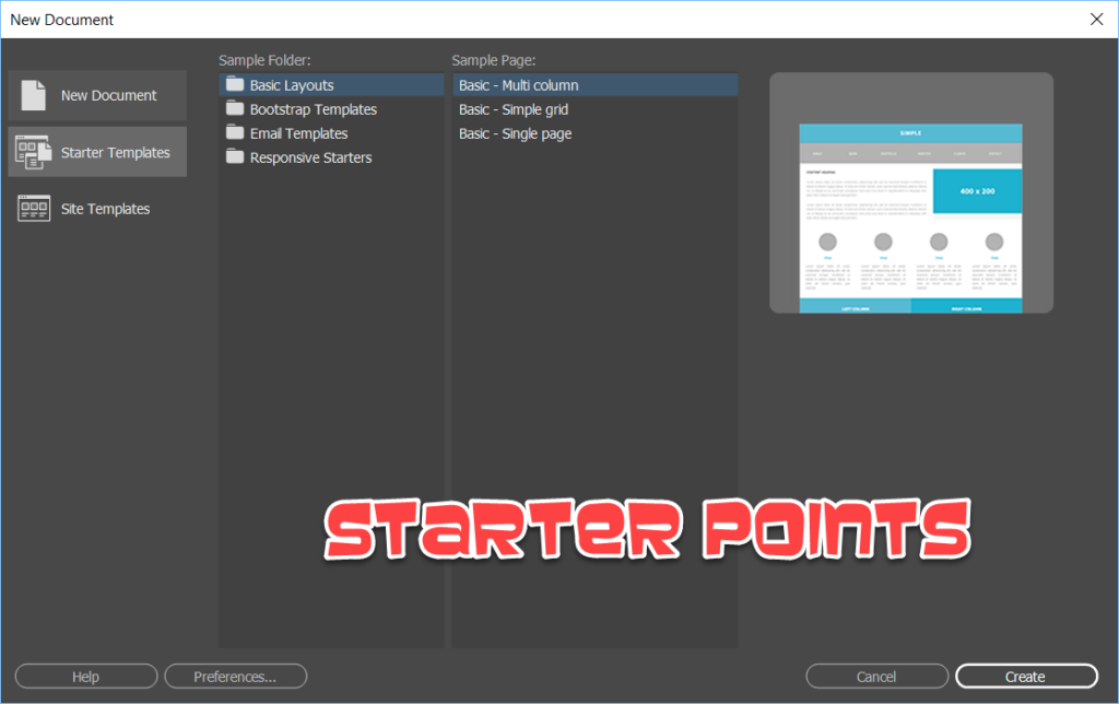 Adobe Dreamweaver Starter Points GetMeCoding