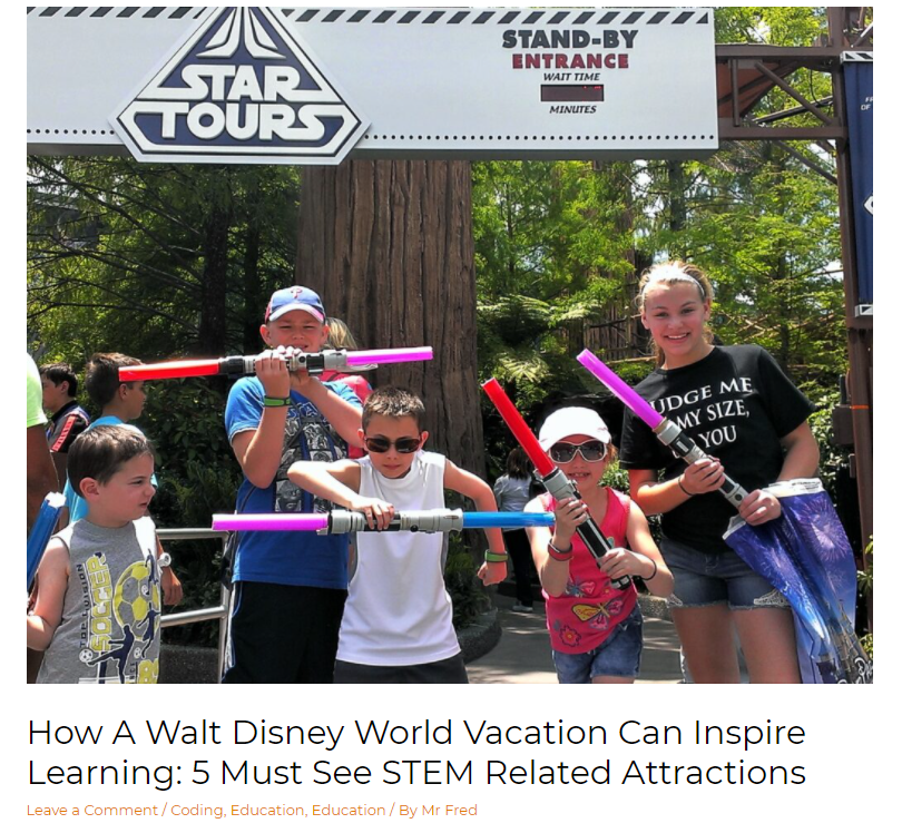 GetMeCoding Disney STEM Attractions