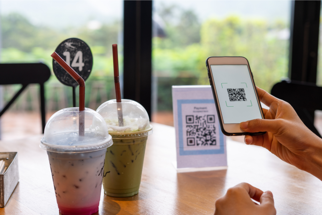 BLOG How to use a QR Code picture of drinks and qr code menu
