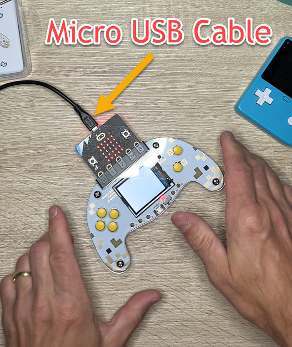 Elecfreaks Micro:bit Retro Arcade Controller connected to PC