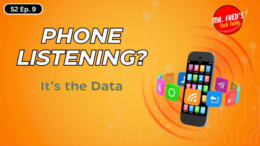 Cell phone sending out signals.